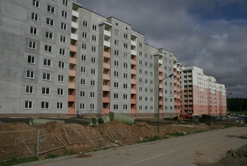 Дома для строителей АЭС, фото Василия Семашко