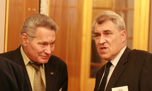 Владимир Шишкин (слева) и Владимир Емельянов, фото AtomInfo.Ru